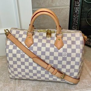 Louis Vuitton Speedy Bandouliere 30 Damier Azur